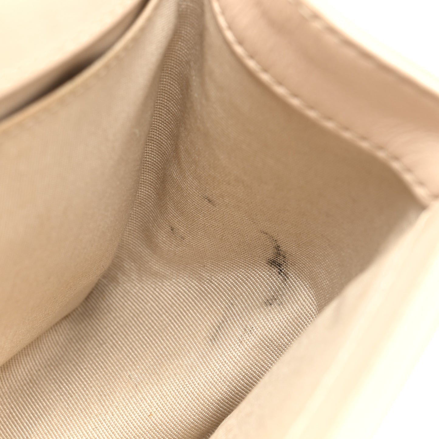 Calfskin Quilted Medium Boy Flap Beige