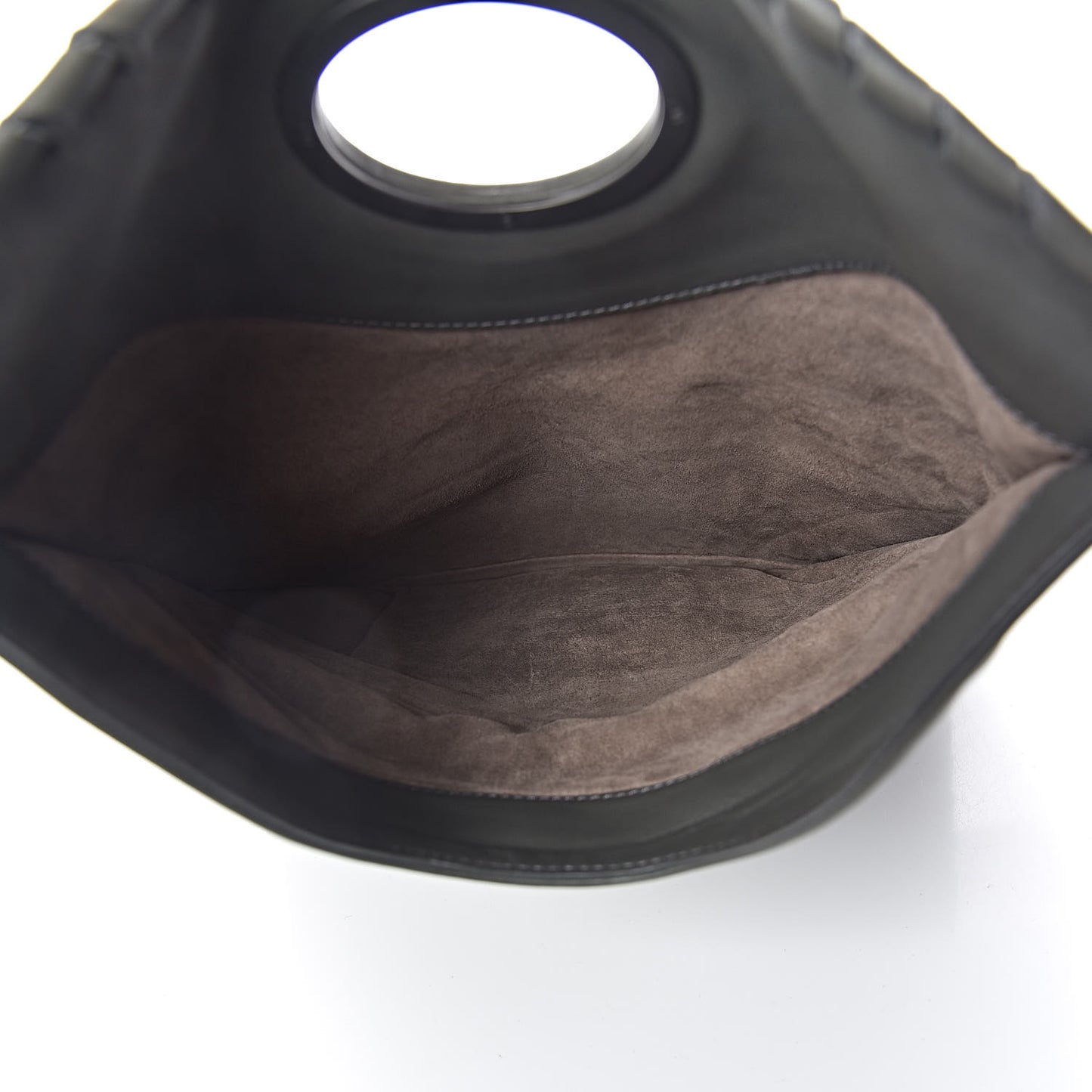 Nappa Intrecciato Turnlock Clutch Grey
