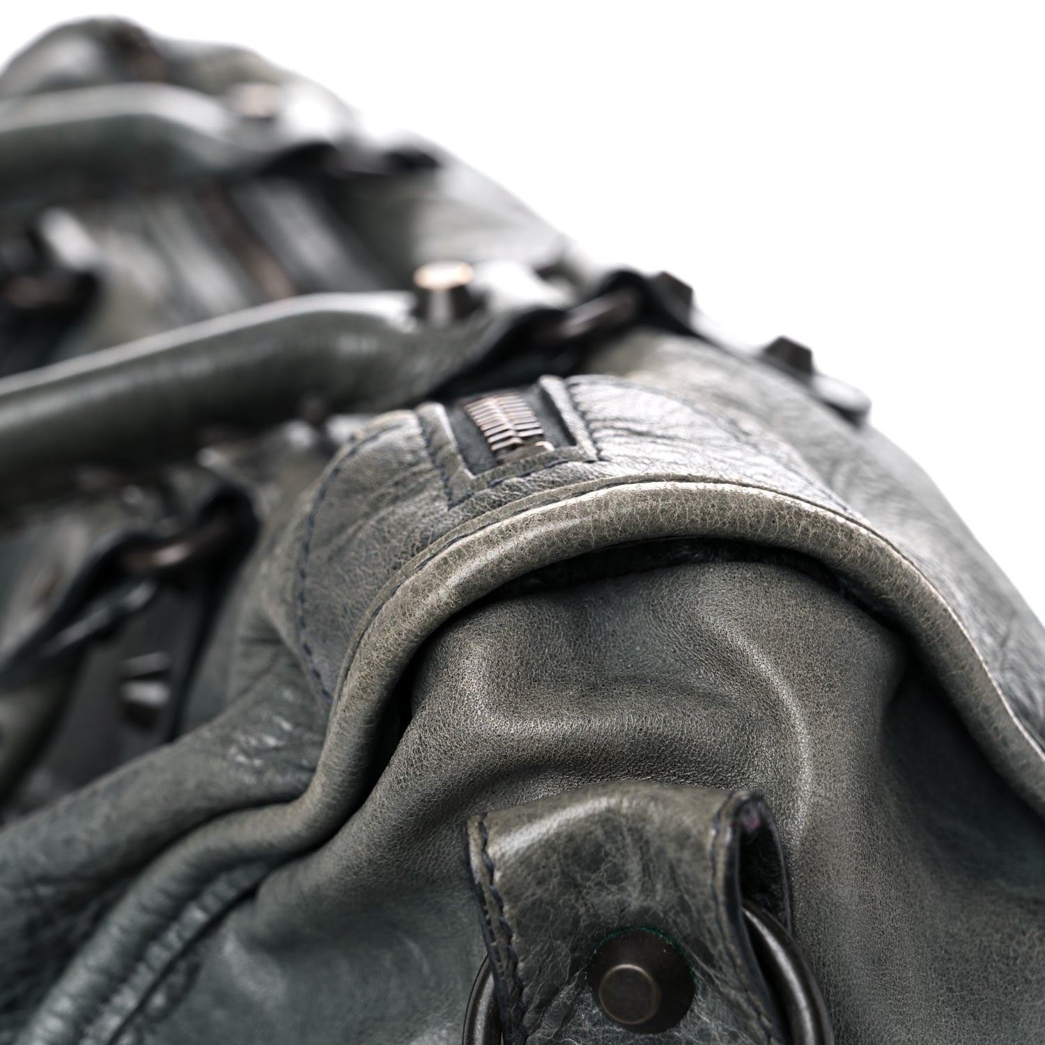 Balenciaga Agneau Classic Hardware Maxi Twiggy Anthracite 15 of 22