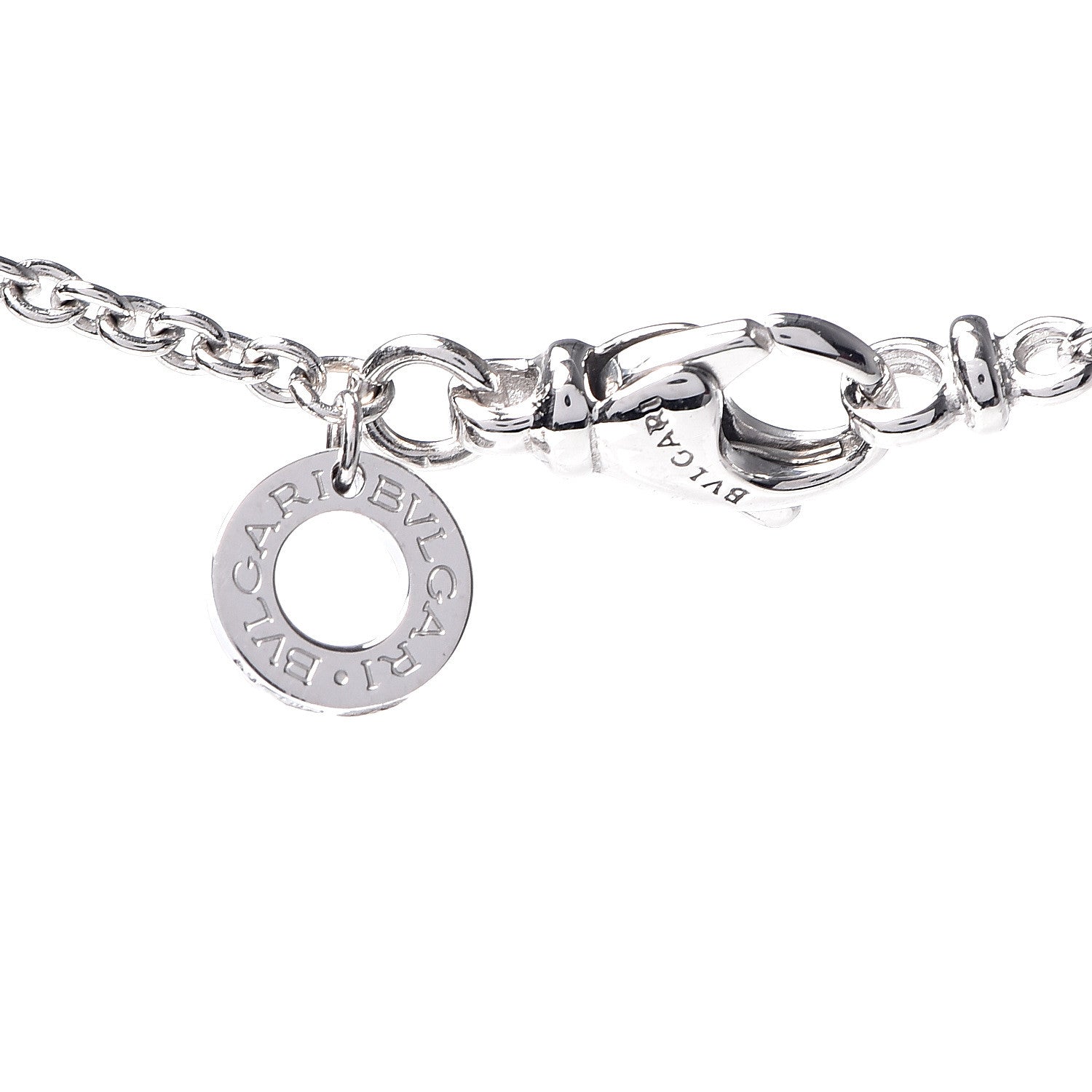 Bulgari 18K White Gold B.Zero1 Pendant Necklace 6 of 6