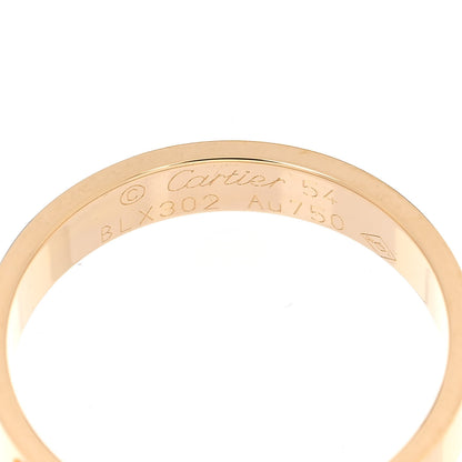 Cartier 18K Yellow Gold 3.5mm LOVE Wedding Band Ring 54 6.75 4 of 5
