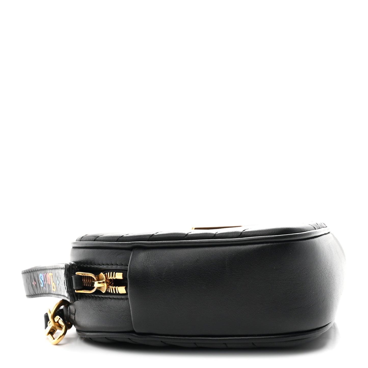 Calfskin New Wave Heart Bag Black
