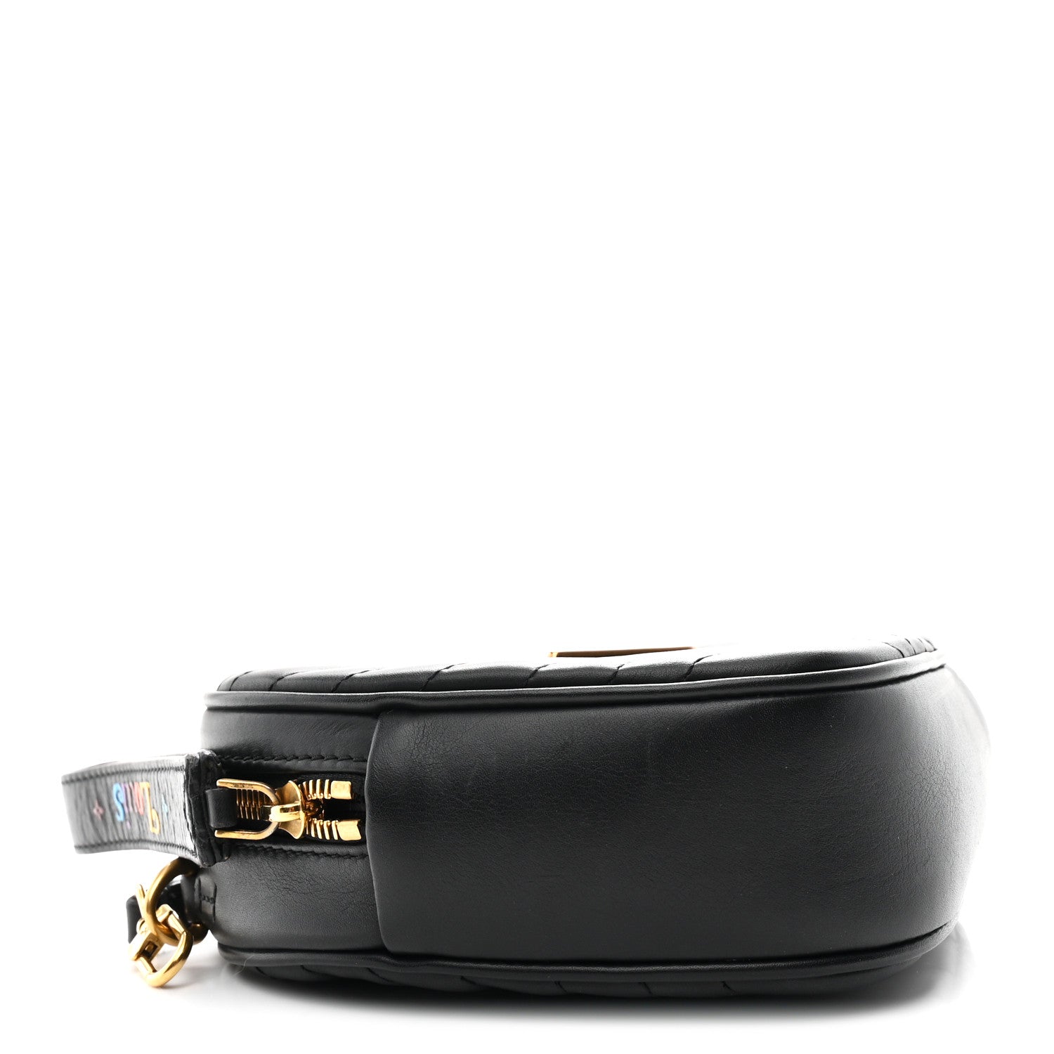 Louis Vuitton Calfskin New Wave Heart Bag Black 4 of 10