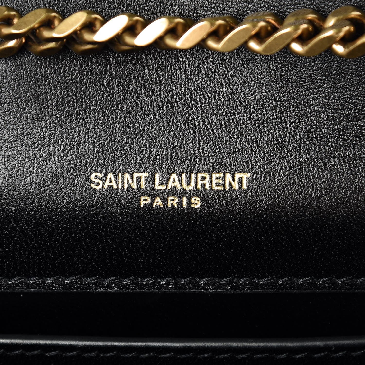 Saint Laurent Velvet Embroidered Small Monogram Kate Satchel Black 6 of 12