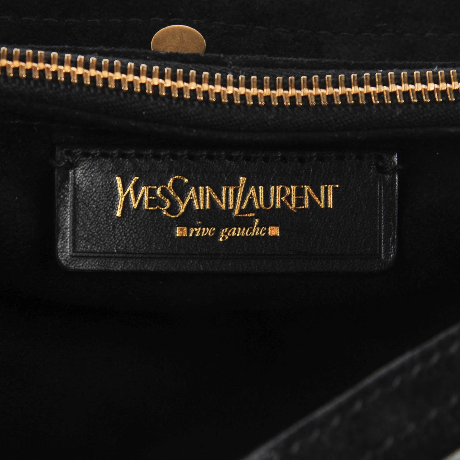Saint Laurent Calfskin Canvas Medium Muse Two Black 7 of 9