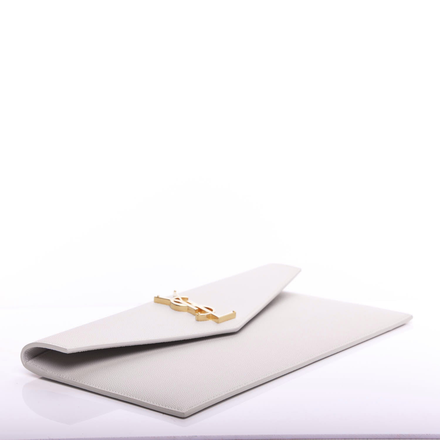 Saint Laurent Grain De Poudre Uptown Pouch Crema Soft 4 of 7