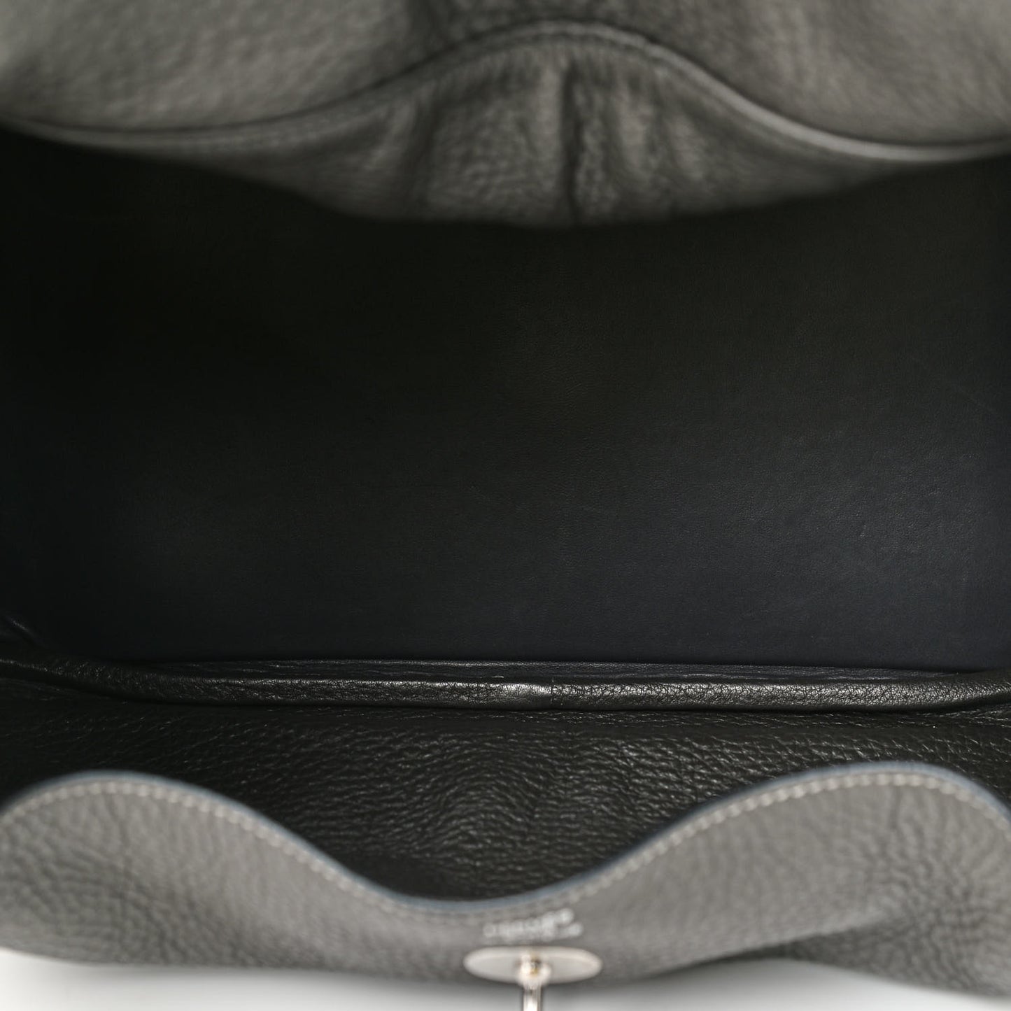 Taurillon Clemence Bi-Color Lindy 30 Graphite Gris Tourterelle