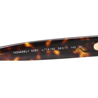 Chanel Acetate Runway Square Sunglasses 5380 Dark Tortoise 5 of 8
