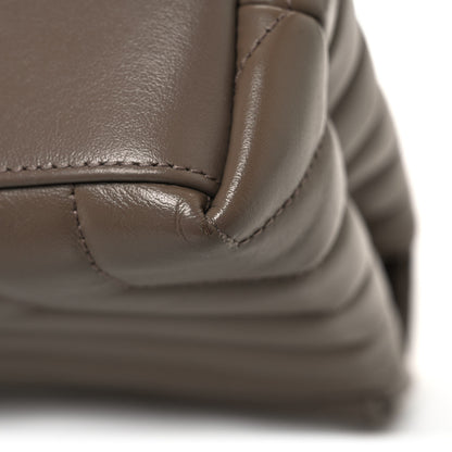 Saint Laurent Calfskin Y Quilted Monogram Small Loulou Chain Satchel Dark Beige 15 of 15