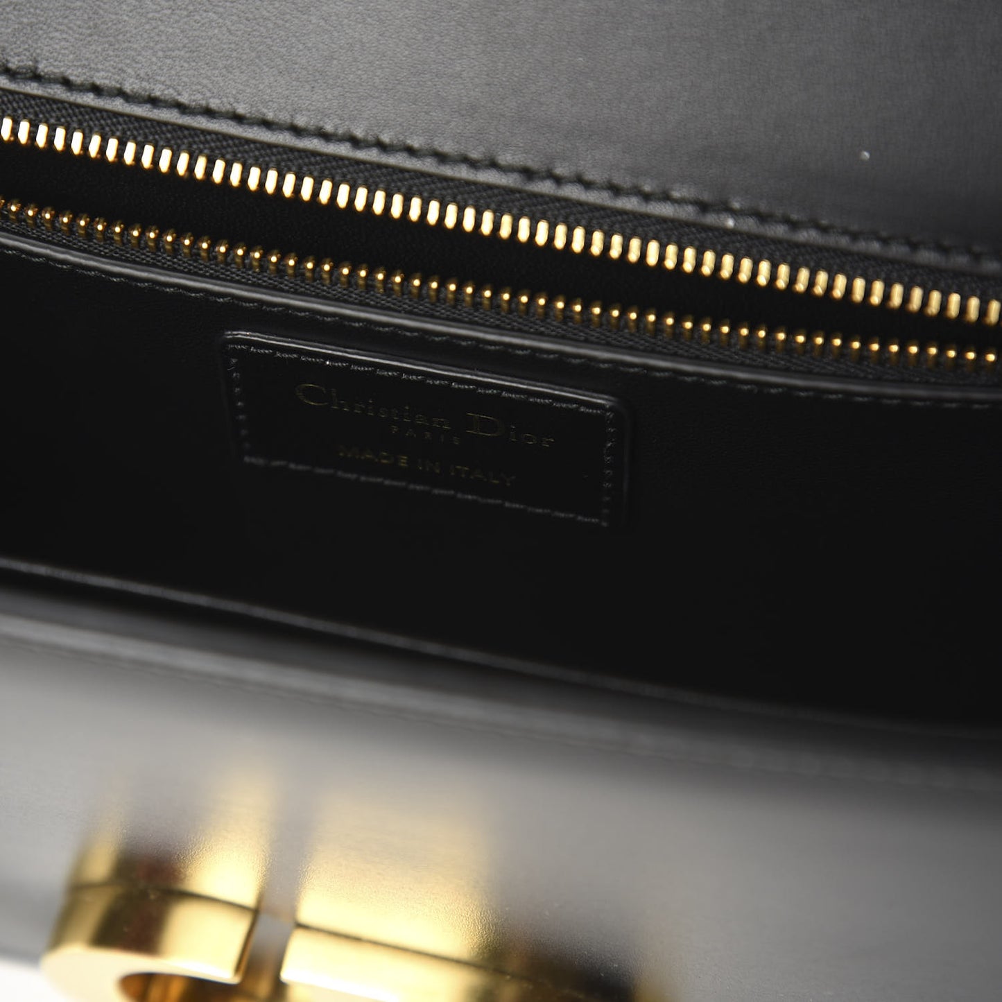 Smooth Calfskin 30 Montaigne Flap Bag Black