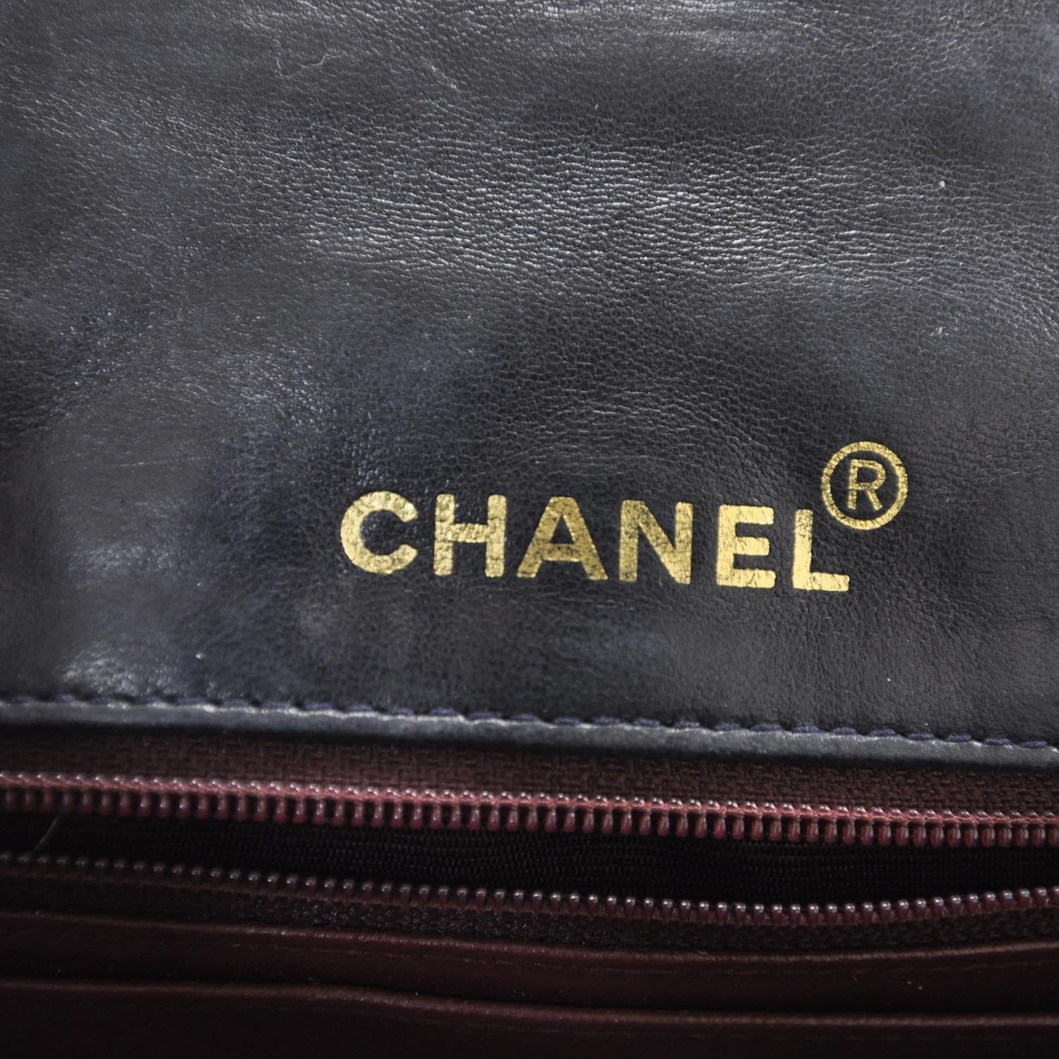 Chanel Lambskin Quilted Mini Flap Navy 8 of 11