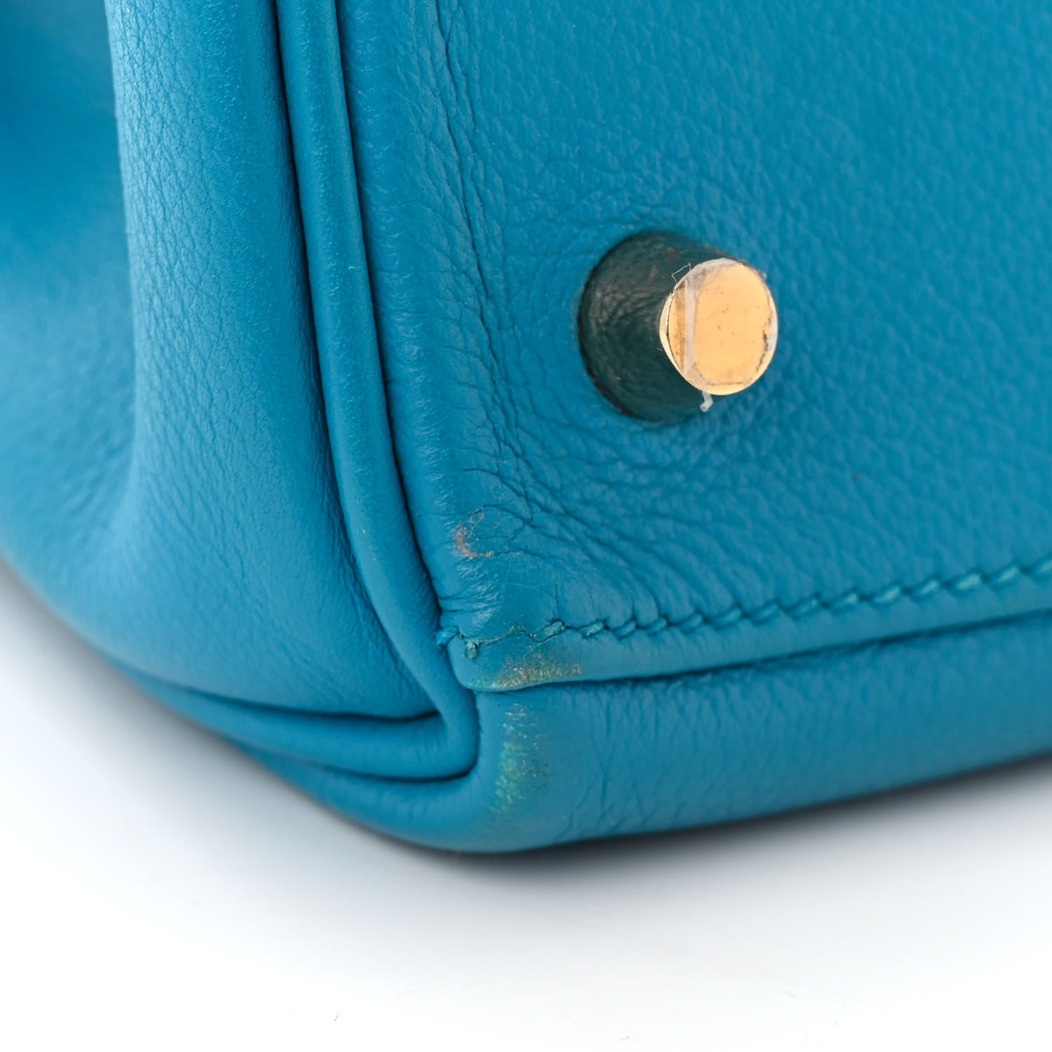 Hermes Evercolor Kelly Retourne 28 Bleu Zanzibar 11 of 17