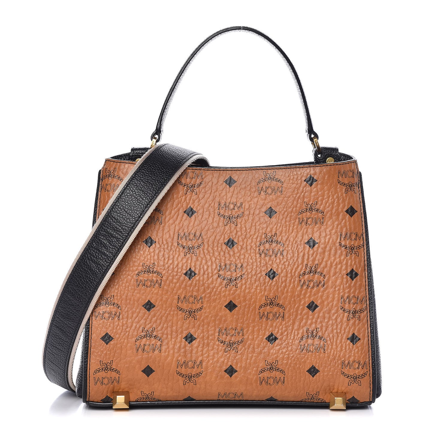 Visetos Small Corina Shoulder Bag Cognac