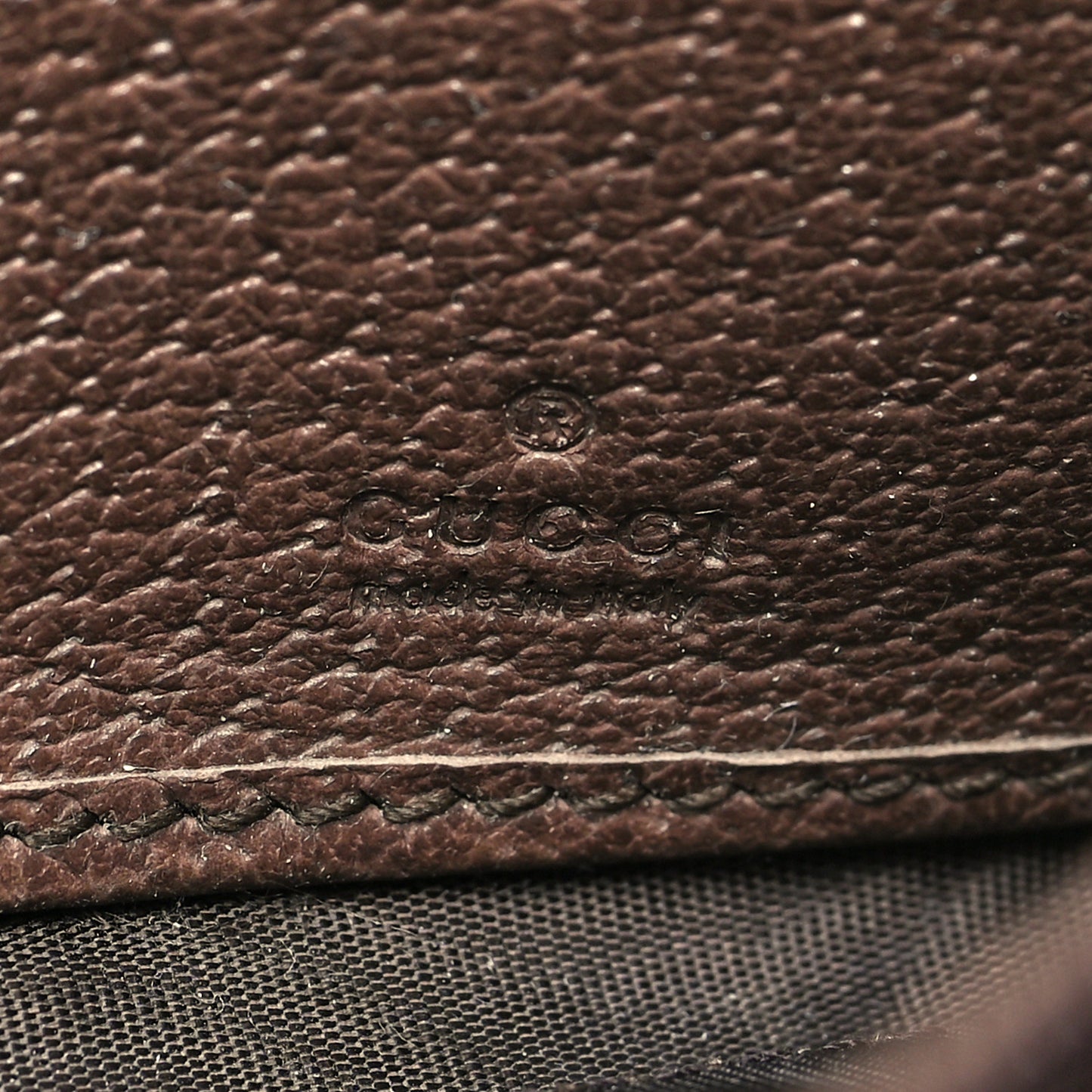 GG Supreme Monogram Web Ophidia Continental Wallet Brown