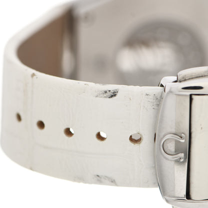 Omega Stainless Steel Alligator Diamond 35mm Constellation Quartz Watch 123.13.35.60.52.001 5 of 8