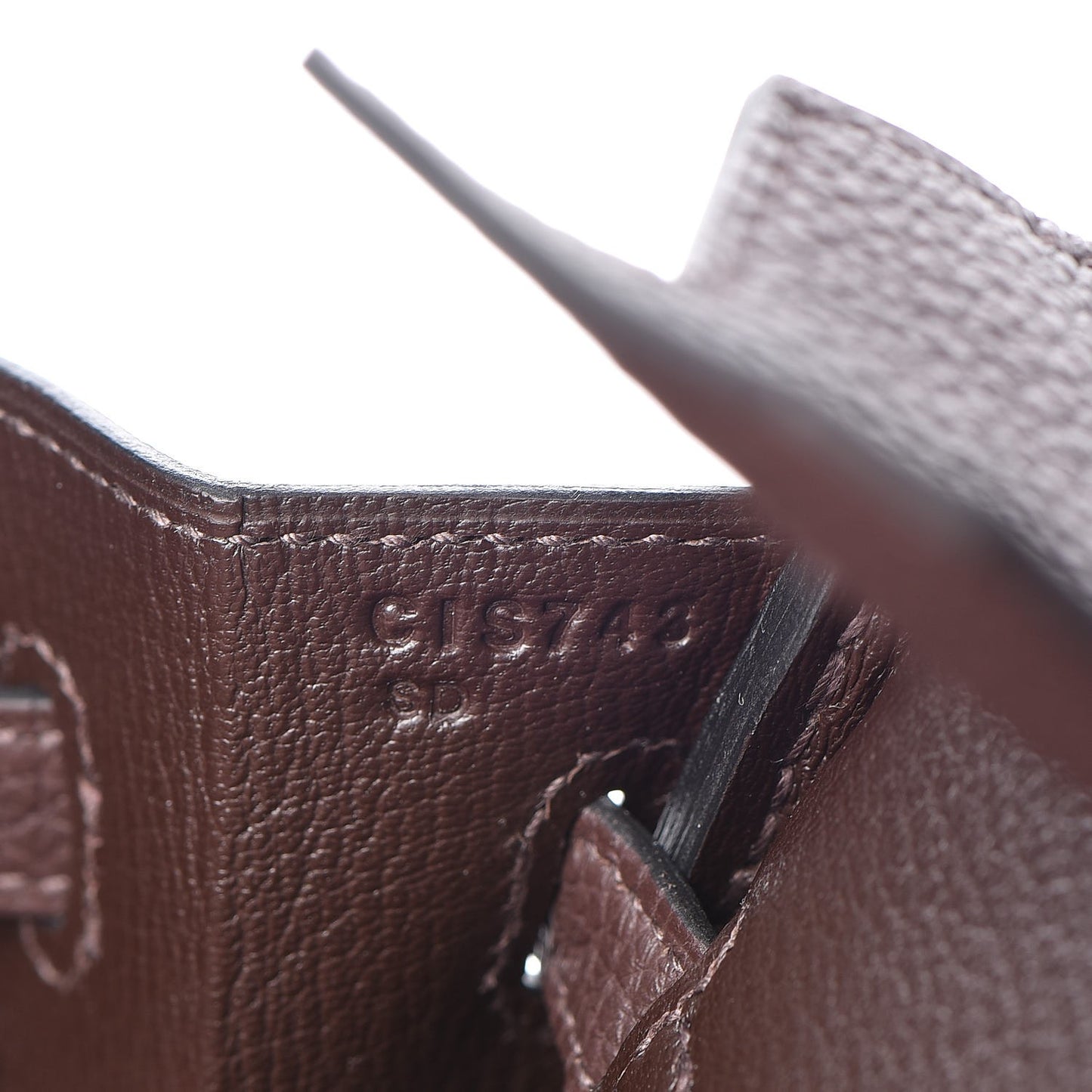 Togo Birkin 25 Chocolate