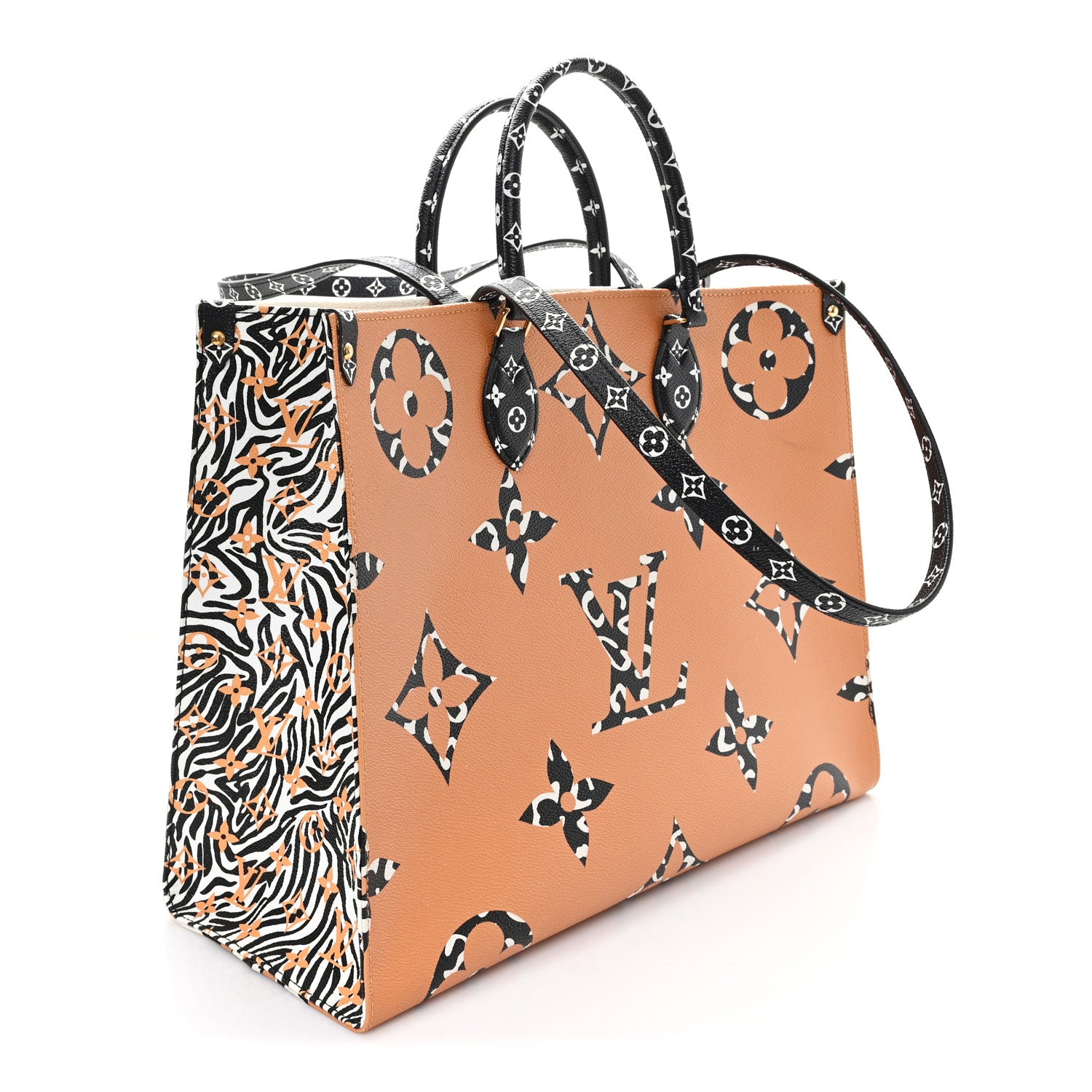 Louis Vuitton Monogram Giant Jungle Onthego GM Ivory 3 of 9