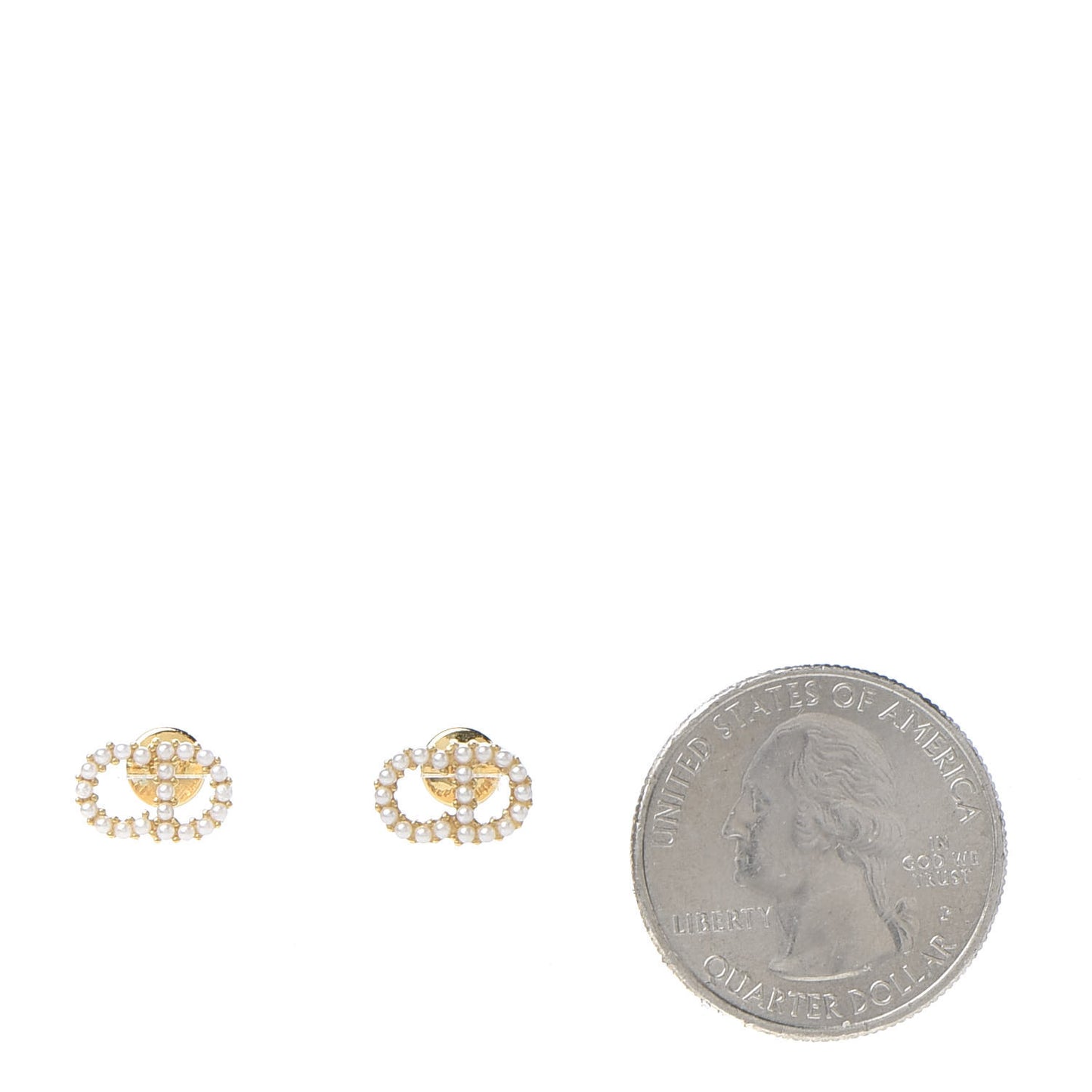 Pearl Clair D Lune Earrings Gold