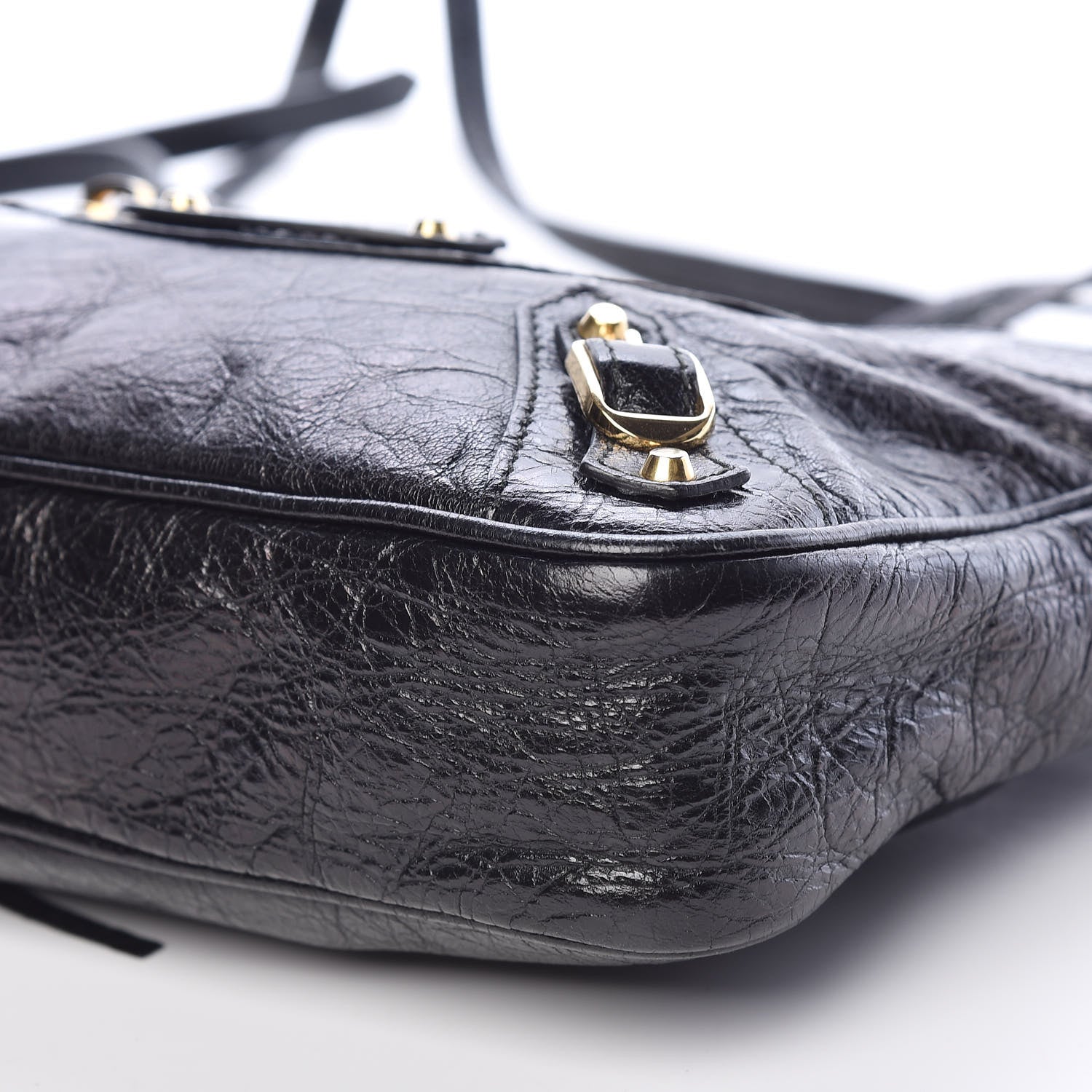 Balenciaga Agneau Classic Gold Hardware Hip Black 7 of 10