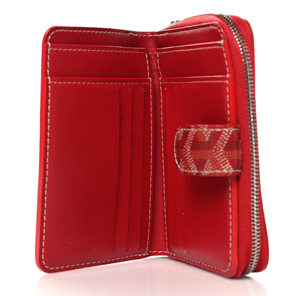 Goyard Goyardine Tuileries Wallet Red 6 of 9
