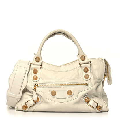 Balenciaga Agneau Giant 21 Gold Hardware City White Light 1 of 20