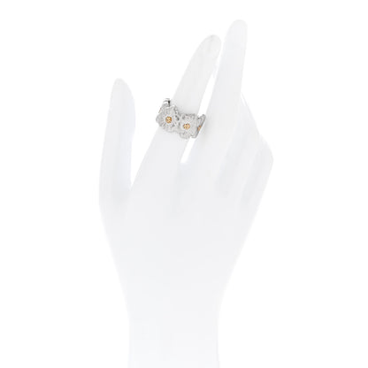 Buccellati Sterling Silver Gold Vermeil Blossoms Daisy Ring 51 5.75 2 of 5