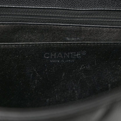 Chanel Caviar Quilted Maxi Single Flap Black 6 of 14