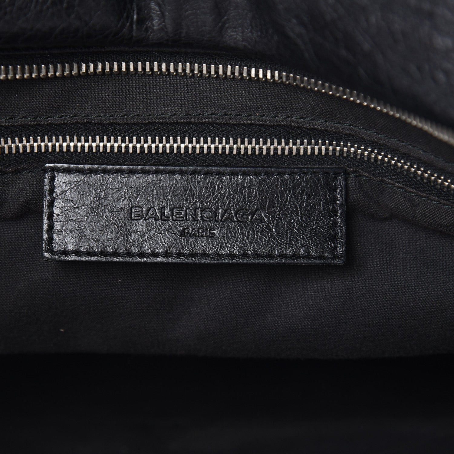 Balenciaga Agneau Classic Hardware S Squash Boston Black 475697