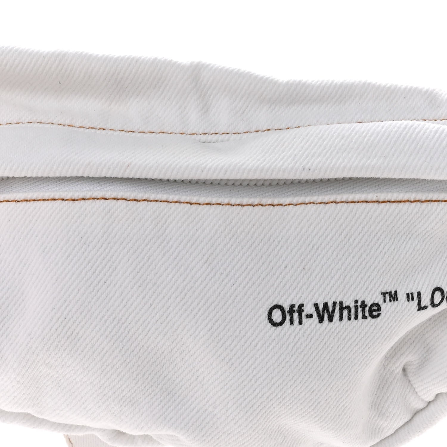 Off-White Denim Logo Print Belt Bag White 6 of 8
