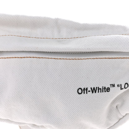 Off-White Denim Logo Print Belt Bag White 6 of 8