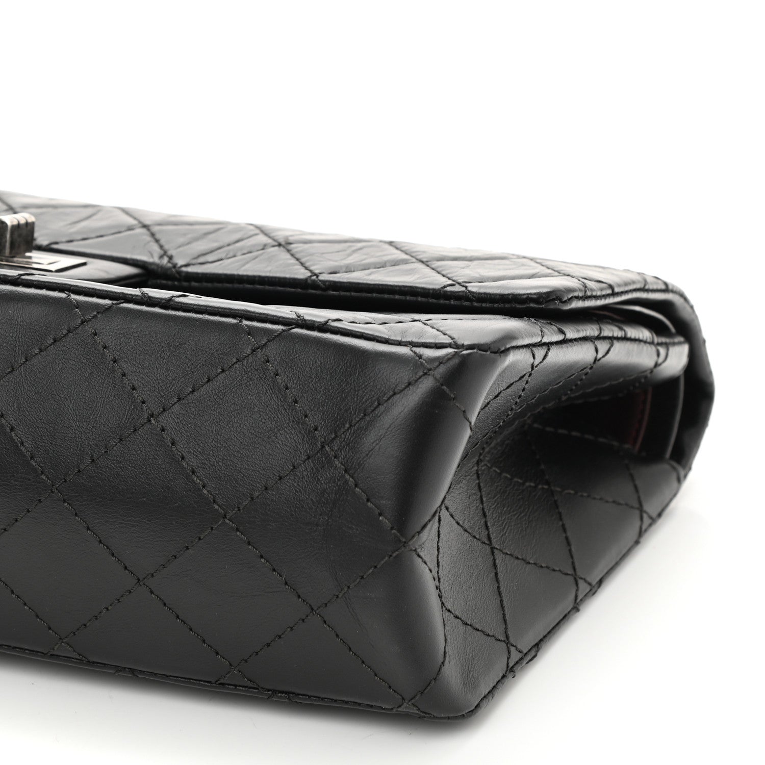 Chanel Aged Calfskin Quilted 2.55 Reissue 226 Flap Black 8 of 10