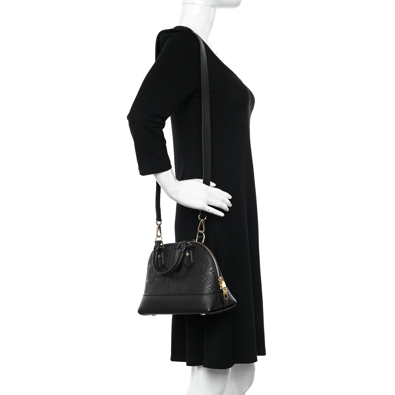 Louis Vuitton Empreinte Neo Alma BB Black 2 of 15