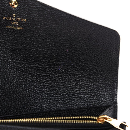 Louis Vuitton Empreinte Sarah Wallet NM Black 7 of 9