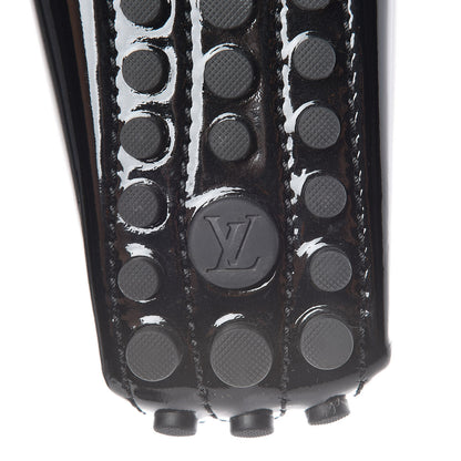 Louis Vuitton Patent Calfskin Oxford Loafers 40 Black 6 of 9