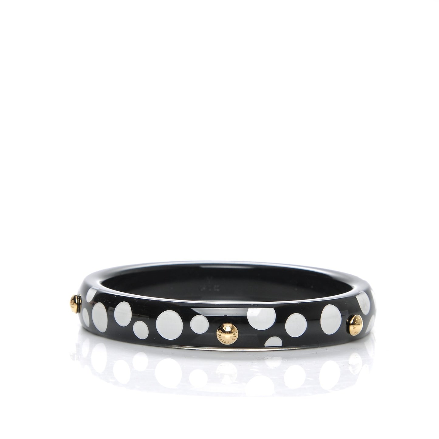 Kusama Infinity Dots Medium Bangle PM Black