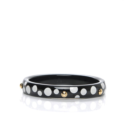 Louis Vuitton Kusama Infinity Dots Medium Bangle PM Black 3 of 6