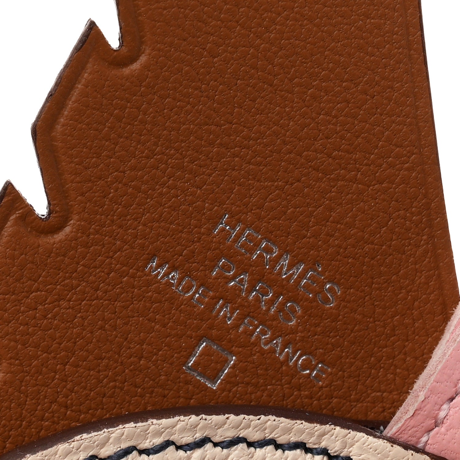 Hermes Epsom Swift Matte Alligator Lizard Birdy Bag Charm  Fauve Nata Black White Bleu Saphir Rose Sakura 3 of 5