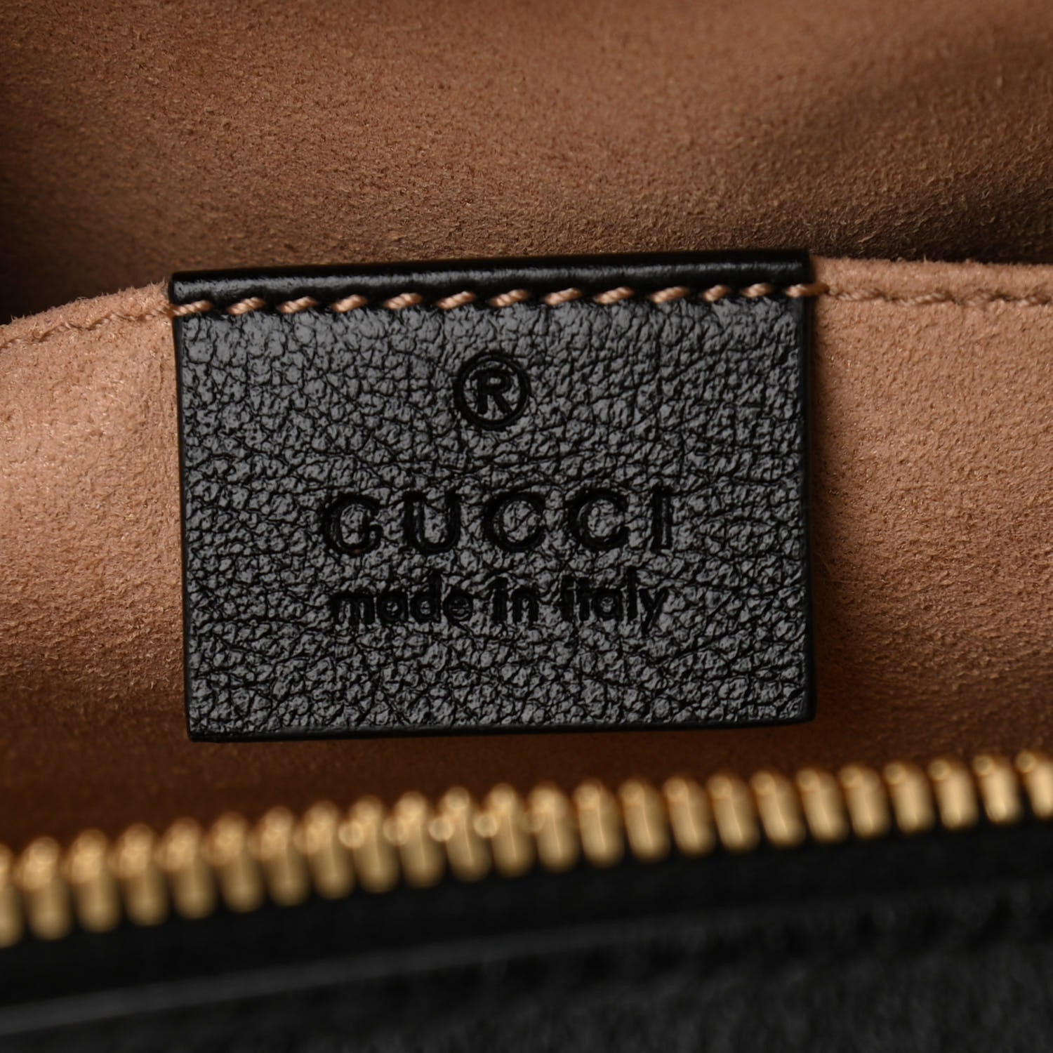 Gucci Monogram Matelasse Diagonal Small GG Marmont Chain Shoulder Bag Beige Black 6 of 10