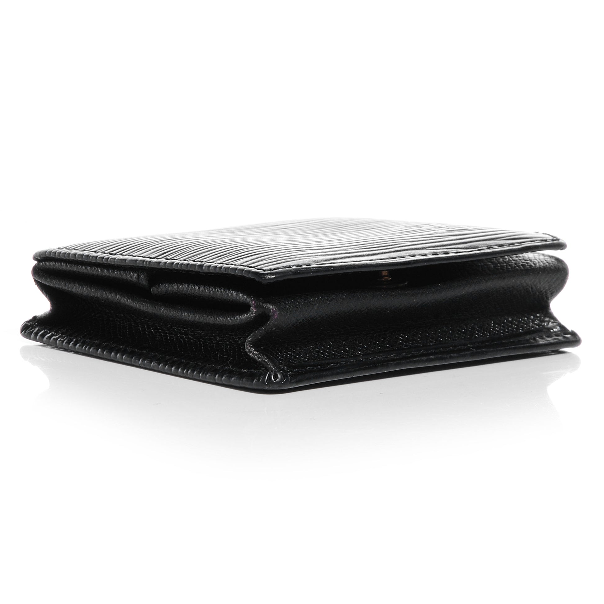 Louis Vuitton Epi Porte-Monnaie Boite Coin Purse Black 4 of 7