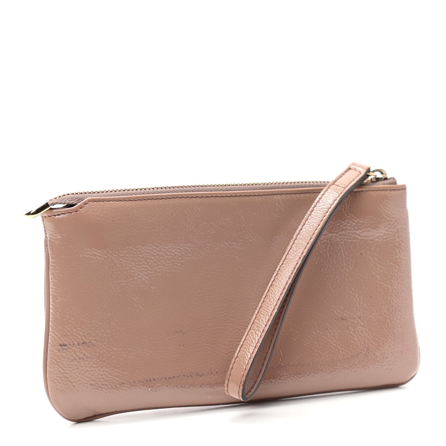Patent Soho Wristlet Dark Cipria
