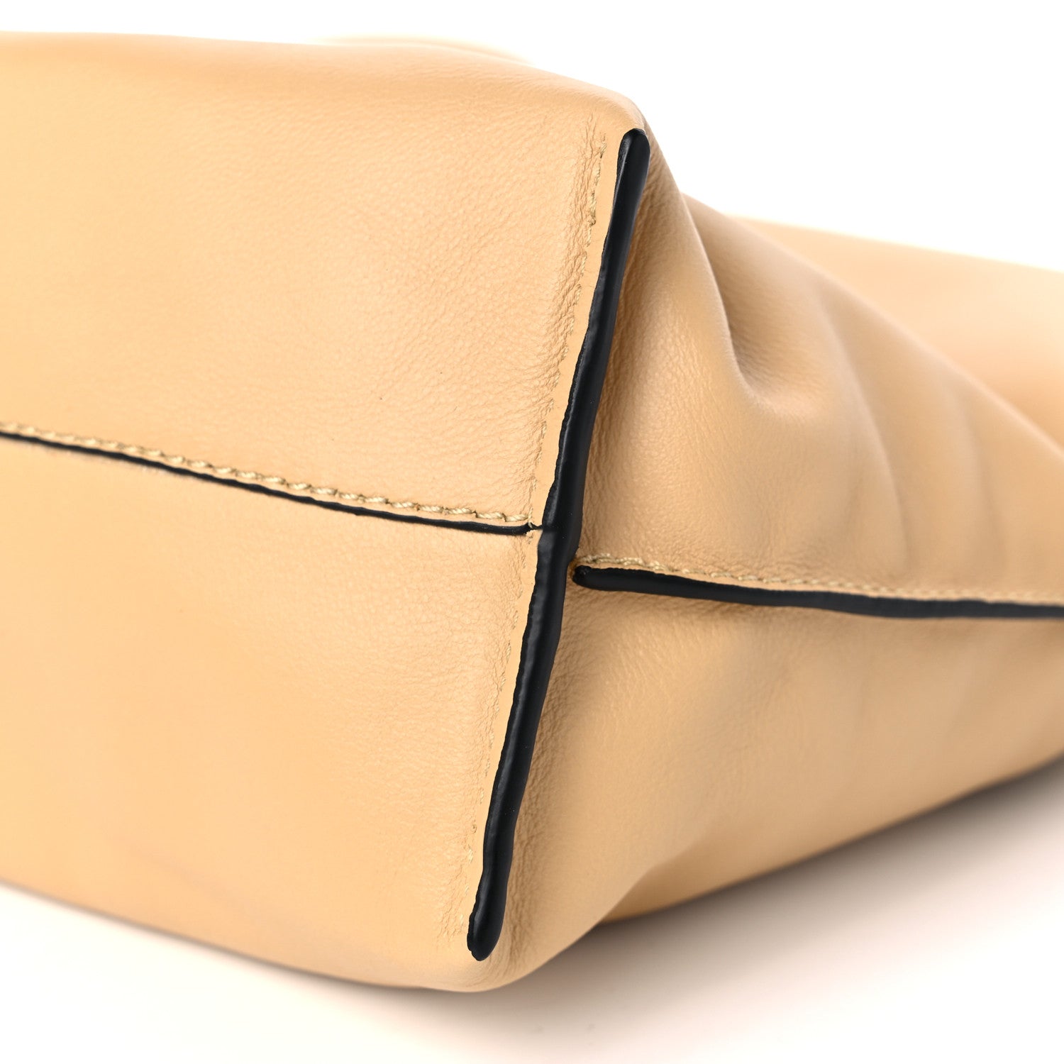 Loewe Nappa Flamenco Knot Clutch Dark Butter 8 of 8