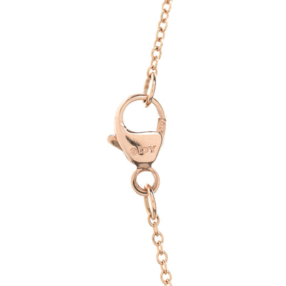 David Yurman 18K Yellow Gold Diamond Venetian Quatrefoil Pendant Necklace 4 of 5