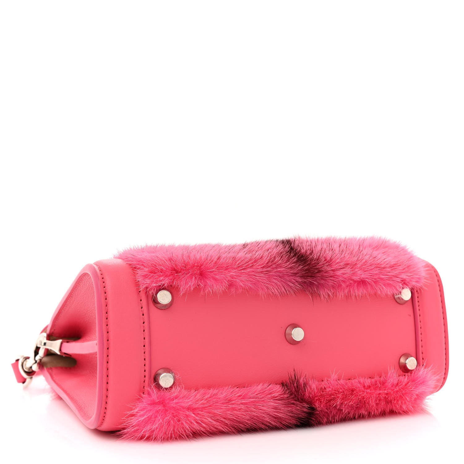 Alexander McQueen Fur Calfskin Mini Heroine 21 Pink 4 of 17