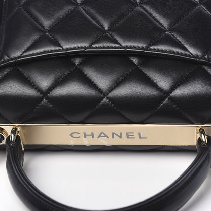 Chanel Lambskin Quilted Small Trendy CC Dual Handle Flap Bag Black 10 of 12