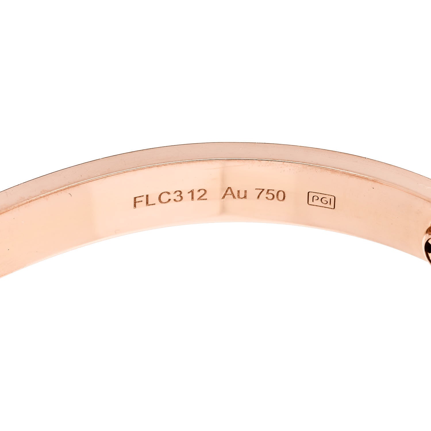 Cartier 18K Pink Gold LOVE Bracelet 18 5 of 10