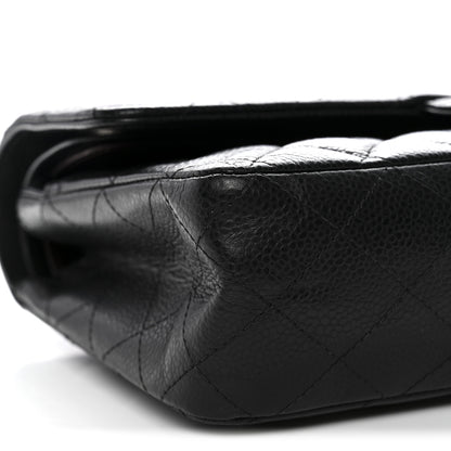 Chanel Caviar Quilted Medium Double Flap Black 8 of 12