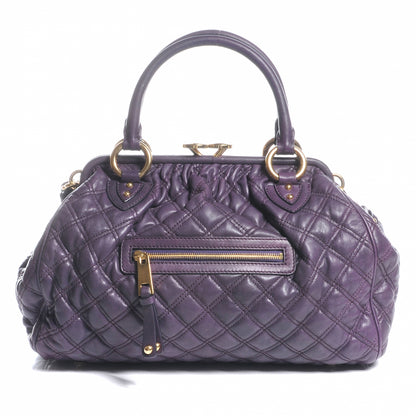 Marc Jacobs Quilted Leather Stam Purple 1 of 7
