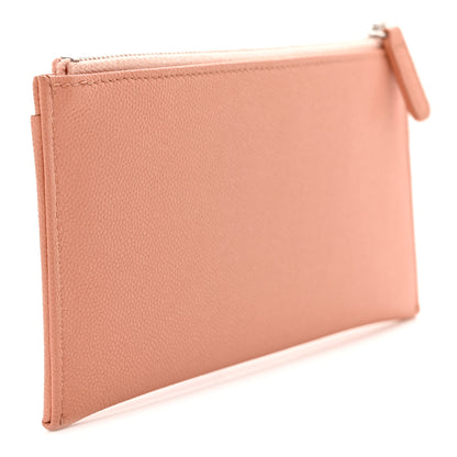 Chanel Caviar CC Zip Pouch Light Pink Black 3 of 8