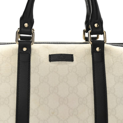 Gucci GG Plus Monogram Medium Joy Boston White Black 8 of 11