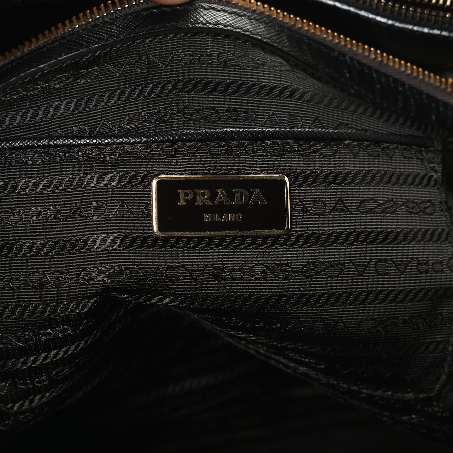 Prada Saffiano Medium Galleria Double Zip Tote Black 6 of 11